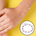 thumbnail image 1 of Pulsera del día de San Valentín Pulsera de cadena de eslabones Pulsera de moda para mujer Pulsera ajustable para esposa, ella, mamá, amistad BFF, 1 of 10