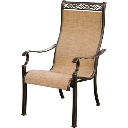 Hanover Outdoor Manor 9-Piece Outdoor Dining Set, Cedar/Bronze