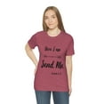 thumbnail image 6 of Unisex Jersey Short Sleeve Tee Christian T-Shirt Here I am Lord 2XL, 6 of 7