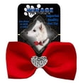 thumbnail image 2 of Mirage Pet 47-53 RD Crystal Heart Widget Pet Bowtie, Red, 2 of 2