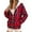 Z07 Red, variant on Hoodie for Women - Women's Full Zip Lined Hooded Sweatshirt Long Sleeve Casual Pullover with Pockets for Outdoor Winter Wear,Red