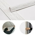 EEEkit Elegant Floral Molding Self Adhesive 3D PVC Wallpaper Border