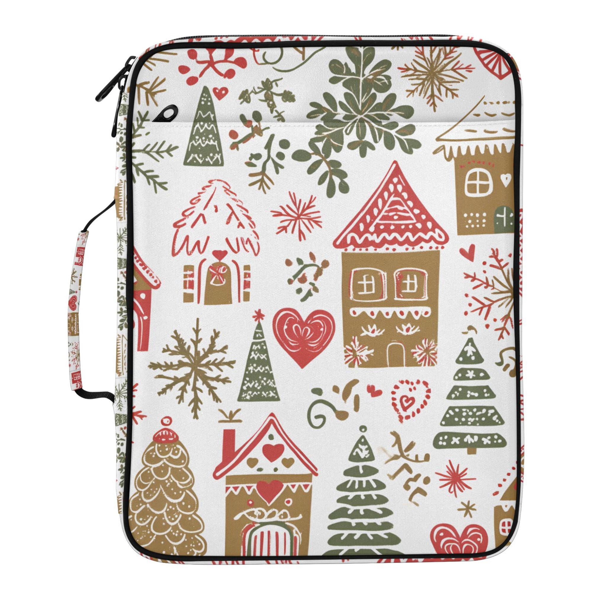 FORMRS Accordion File Folder A4 Size 7-Pocket Expanding Document Organizer Bag with 3 Ring Binder, Brown Nordic Christmas House