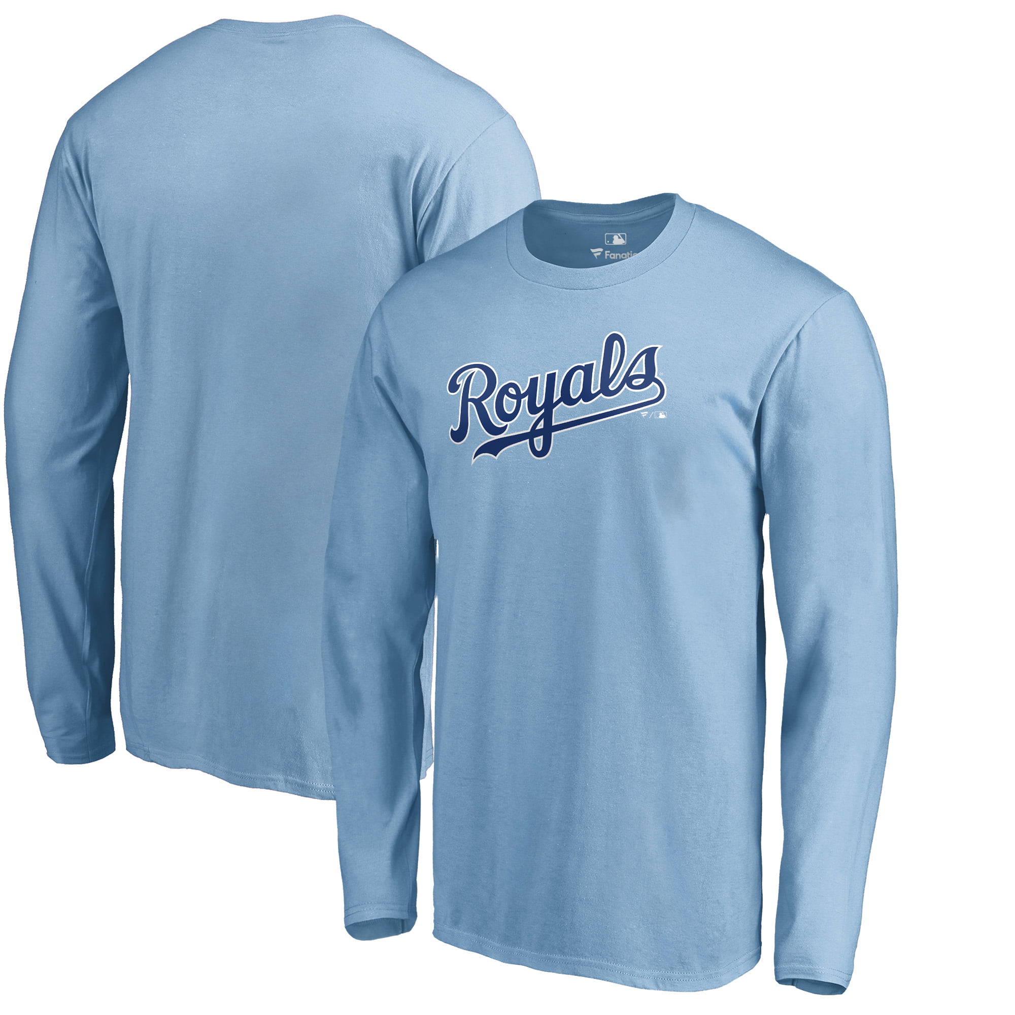 Kansas City Royals Fanatics Branded Team Wordmark Long Sleeve T-Shirt ...