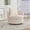Beige, variant on Navy Modern Round 360 ° Swivel Barrel Accent Chair with Pillow,Chenille Upholstered Comfy Barrel Armchair Single Club Sofa Chair,for Living Room,Bedroom,Reading Room,Balcony,Lounge