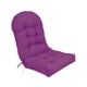 thumbnail image 3 of Cojín para silla con respaldo alto, impermeable, cómodo y con lazos para balcón. violeta, 3 of 9