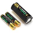 thumbnail image 5 of 2x 3-AAA Battery Holder Cylindrical Case Plastic For Flashlight Round Circular, 5 of 5