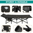 ABORON 2 Pack Folding Camping Cot for Adults & Kids, Folding Guest Bed
