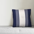 thumbnail image 2 of Creative Products Navy and White Farmhouse Stripe 20x20 Spun Poly Pillow, 2 of 2