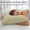 thumbnail image 5 of Yellow Solid Color Pillow Covers, Linen Long Throw Pillow Case, Aesthetics Contemporary Luxury Holiday Pillow Protector Decorative Cushion Cover for Living Room/Bedroom 12" x 20", 5 of 8