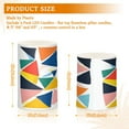 thumbnail image 6 of Yayeee Flameless Candles with Remote Flickering Battery Operated Multi Color Changing, Red Triangles, 6 of 7