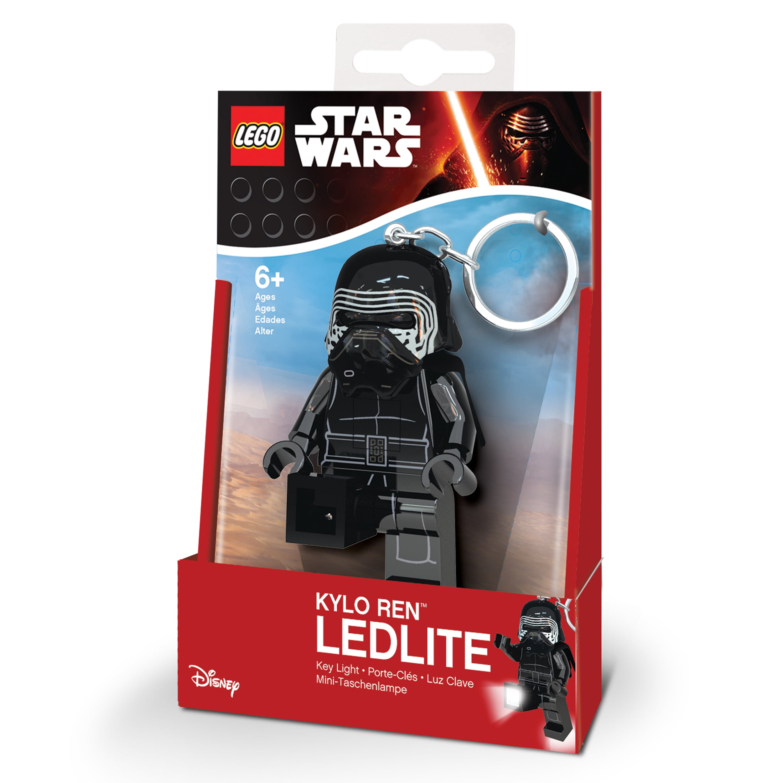 Boxed Star Wars LEGO First Order Pilot LED Key Light Keyring Keychain 