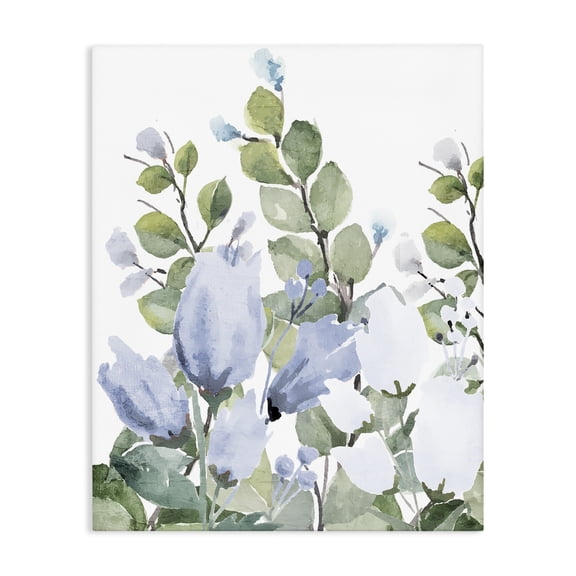 Stupell Industries Contemporary Blue Spring Botanicals Canvas Art, 16 x 20, by Kim Allen