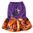 thumbnail image 1 of Disfraces de Halloween para perros y gatos, vestido de esqueleto de bruja, trajes de fiesta para mascotas, sudadera con capucha, falda divertida para perros y gatos, 1 of 5