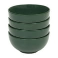 thumbnail image 6 of Gibson Home Simple Essential 12 Piece Plates and Bowls Porcelain Solid Color Dishes Ceramic Dinnerware Set - Hunter Green, 6 of 14
