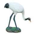 thumbnail image 4 of Outdoor Garden Statue Miniature Sculptures Crane Novelty Free Standing Bird Statues Decoy for Tabletop Lawn Home Swimming Pool Decoration 13cm, 4 of 9