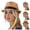 01_Khaki, variant on Women Straw Hat Summer Small Brim Beach Outdoor Travel Sun Visor Casual Elegant Bohemian Style 01_Beige,One Size