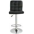thumbnail image 2 of ZenSports Set of 2 Height Adjustable Swivel Bar Stool PU Leather W/Back, Black, 2 of 11