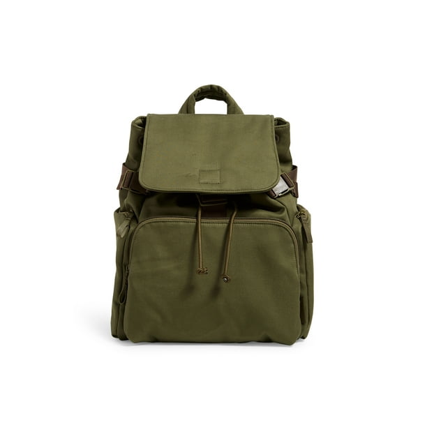 Vera Bradley Women's Recycled Cotton Utility Backpack Climbing Ivy Green