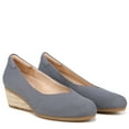 thumbnail image 2 of Dr. Scholl's Be Ready Women's Heels Oxide Blue Canvas Size 7.5 M, 2 of 9