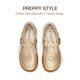 thumbnail image 4 of Zapatos Mary Jane DREAM PAIRS Dorados Talla 12 para Niña Pequeña, 4 of 7