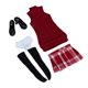 thumbnail image 4 of Ropa para figura de acción femenina a escala 1/6, ropa premium para muñeca con tacones altos, top para accesorios de fotografía. Estilo A, 4 of 9