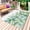 LightGreen, variant on Palm Leaves Outdoor Rug for Patio/Deck/Porch, Non-Slip Large Area Rug 6 x 9 Ft, Summer Watercolor Tropical Leaf Botanical Green Indoor Outdoor Rugs Washable Area Rugs, Camping Rug Carpet Runner
