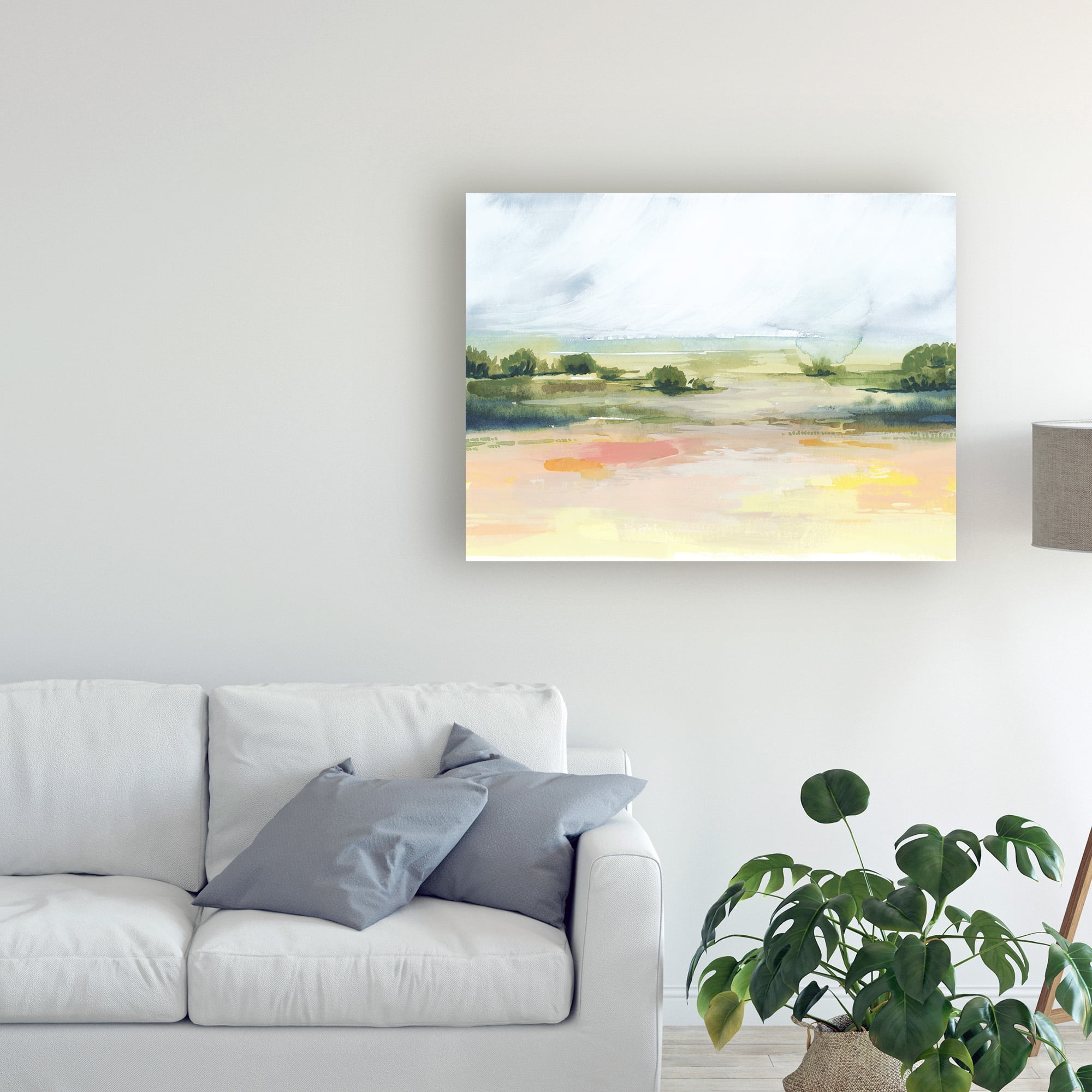 Trademark Fine Art 'Sunlit Marsh I' Canvas Art by Grace Popp