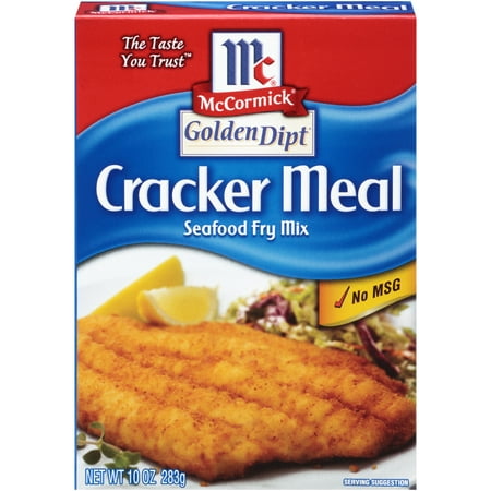 (4 Pack) McCormick Golden Dipt Cracker Meal Seafood Fry Mix, 10 oz