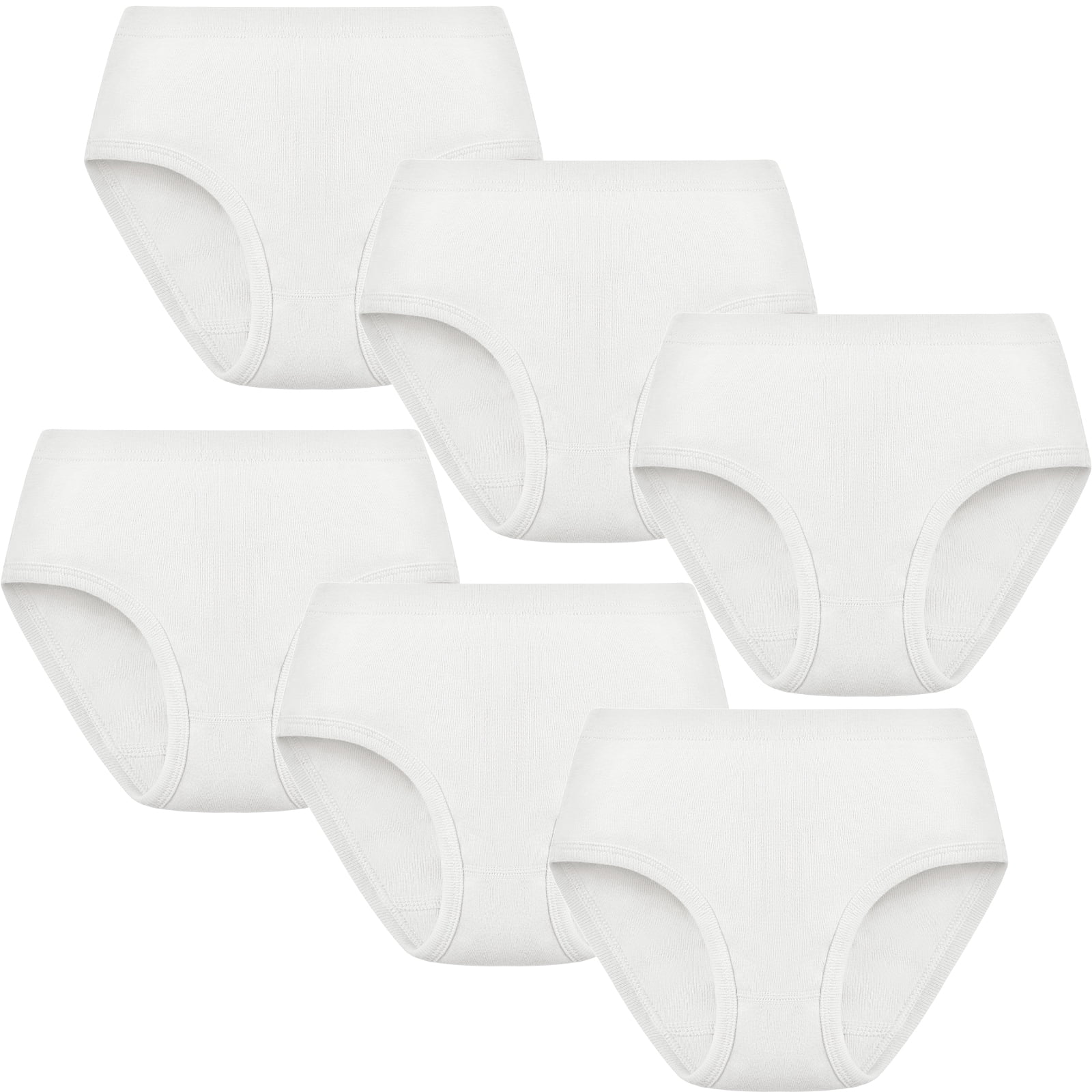 Synpos Teen Girls Underwear Cotton Brief Panties 6 pack - Walmart.com