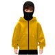 thumbnail image 2 of Chaqueta deportiva de invierno de color liso para niños, de manga larga, con capucha, informal, con cremallera y bolsillos, de poliéster, 2 of 5