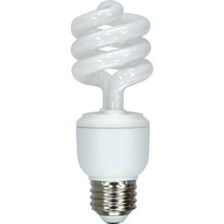 Ge Cfl Spiral Bulb 4.4 In. Med Base 40 W Equiv, 9 W 520 Lumens 2700 K 82 Cri Esr Box White