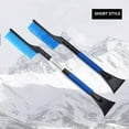 thumbnail image 3 of Retractable Aluminum Alloy Snow Shovel for Cars, Two-in-One Ice and Snow Removal Tool, Ergonomic Handle with Foam Grip, Telescopic Design for Roof and Vehicle Snow Clearing, 3 of 9