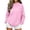 5# Pink, variant on Summer Sweatshirts For Women No Hood Lightweight Crewneck Shirt Long Sleeve Pullover Casual Hoodless Hoodie Pink M
