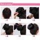 thumbnail image 4 of Peluca de mujer Moño de pelo sintético Moño de donut recto Postizo de encaje sintético Moño de ballet falso para mujeres Niñas Señora Peluca sintética femenina, 4 of 5