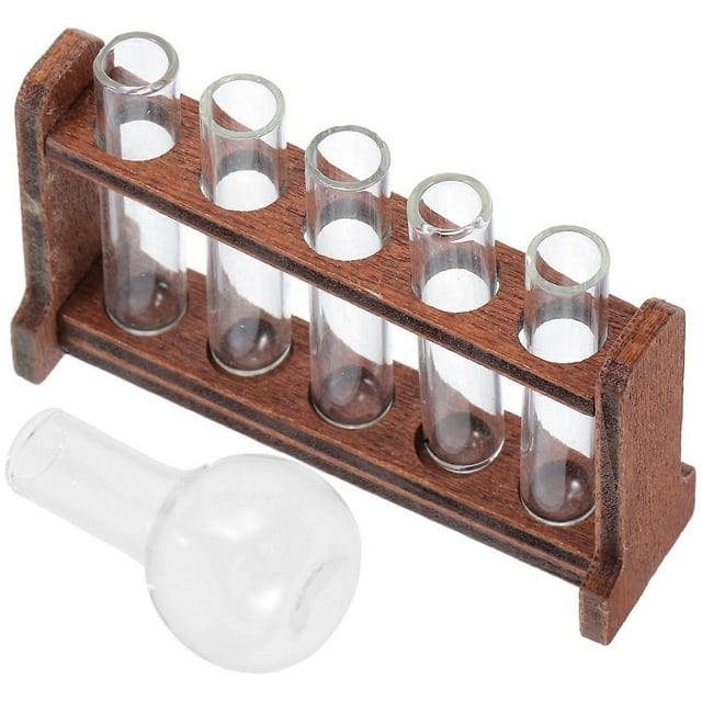 Creative Wood and Plastic Mini House Ornament for Decoration Set of 1 Small Toy to