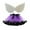 Purple, variant on Zwiiyzr Toddler Kids Girls Tulle Tutu Skirt Sequin Skirt Party Dance Cosplay Skirt with Wing Sets Hot Pink