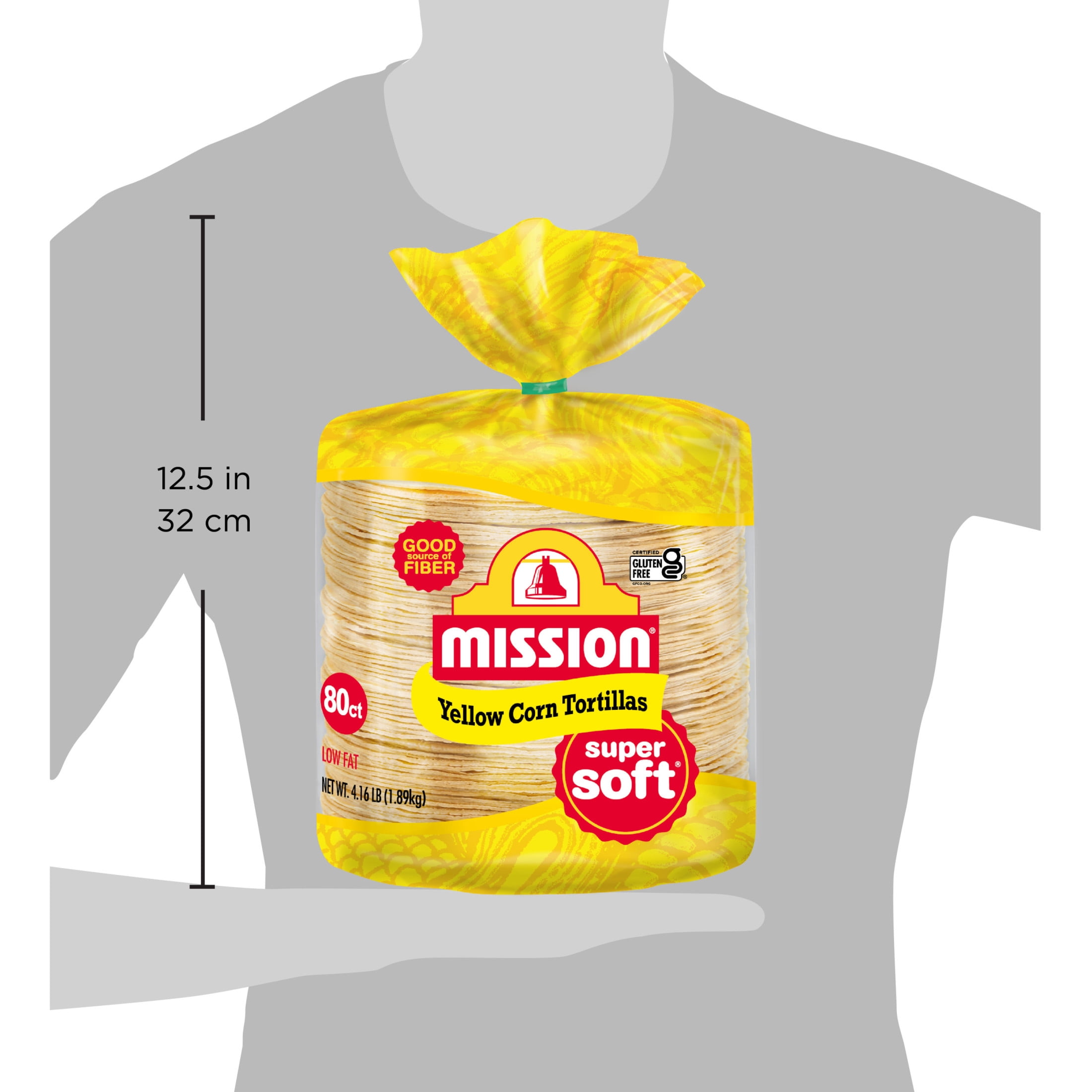 Mission Super Soft Yellow Corn Tortillas, 80 Count