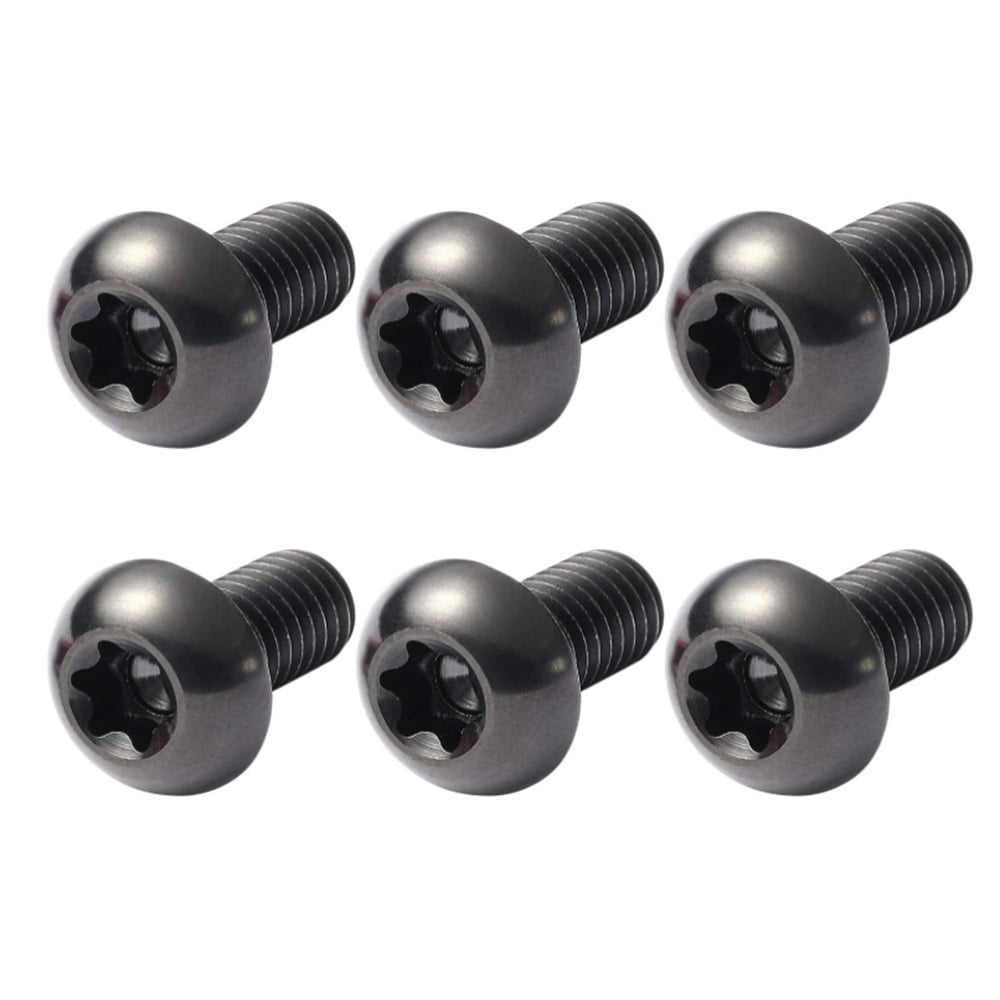 T Alloy Bolts Black M5 x  10mm pack  Rotor & Water Bottle  screw packs of 6 pcs 