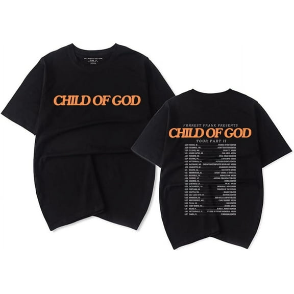 Forrest Frank Child of God Tour Part II Unisex Vintage-Inspired Cotton Tee