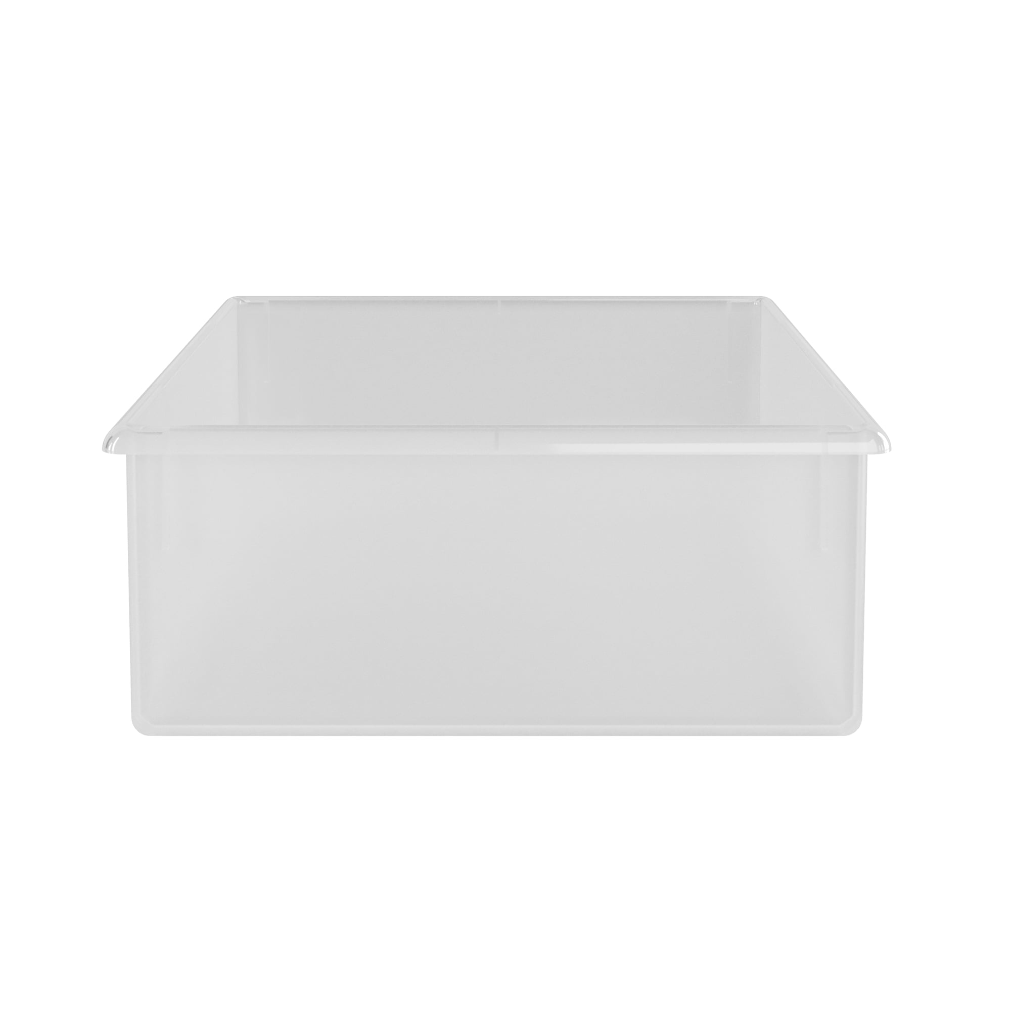 Foundations Clear Plastic Storage Containers for Changing Tables and Diaper Organizers (12-Pack)