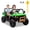 Green, variant on 24V 2 Seater Ride On Dump Truck, Battery Powered UTV for Kids, Ride On Car Toys with Remote Control, EVA Tires, 4WD Electric Vehicle with Headlights for Boys & Girls, White