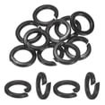 thumbnail image 1 of Uxcell 20-Pack Spring Lock Washer, M16 Stainless Steel Electroplating Black Coating Elastic Gasket Screw Fasteners, 1 of 6