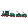thumbnail image 5 of Christmas Train Ornament Kids Gifts Xmas Train Set for Desk Festival Wedding Green, 5 of 8