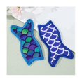 thumbnail image 3 of Paquete de 15 porta paletas con aislamiento de cola de pescado de colores, porta palitos de helado con aislamiento, como se muestra, como se muestra, 3 of 5