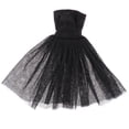 thumbnail image 1 of Vestido Negro de 2 Capas Sunnimix Para Muñecas a Escala 1/6 Traje de Novia, 1 of 8