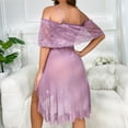 thumbnail image 3 of Gibobby Sujetador De Encaje Para Mujer Lenceria Mujer de una Pieza Erotica Baby Doll Sexy Conjunto de Ropa Interior Sensual para Mujer(Morado, CH), 3 of 5