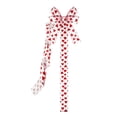 thumbnail image 2 of Lssam Holiday Ribbons for Cabinets and Doors 78.8 Inch Large Decorative Bow with Red White Hearts Valentine‘s Day Home Wall Furniture Party Decor, 2 of 5