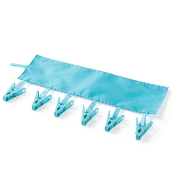 Oasiva Cloth Hanger Clips Multifunction Clothespin Travel Foldable Clothes Rack