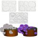 thumbnail image 1 of Gwong hogar Molde de pastel creativo Fast Demoulding Herramientas para hornear 6 Dientes de la cuadrícula Suministros de cocina de molde de silicona de silicona Gwong 21094603, 1 of 7